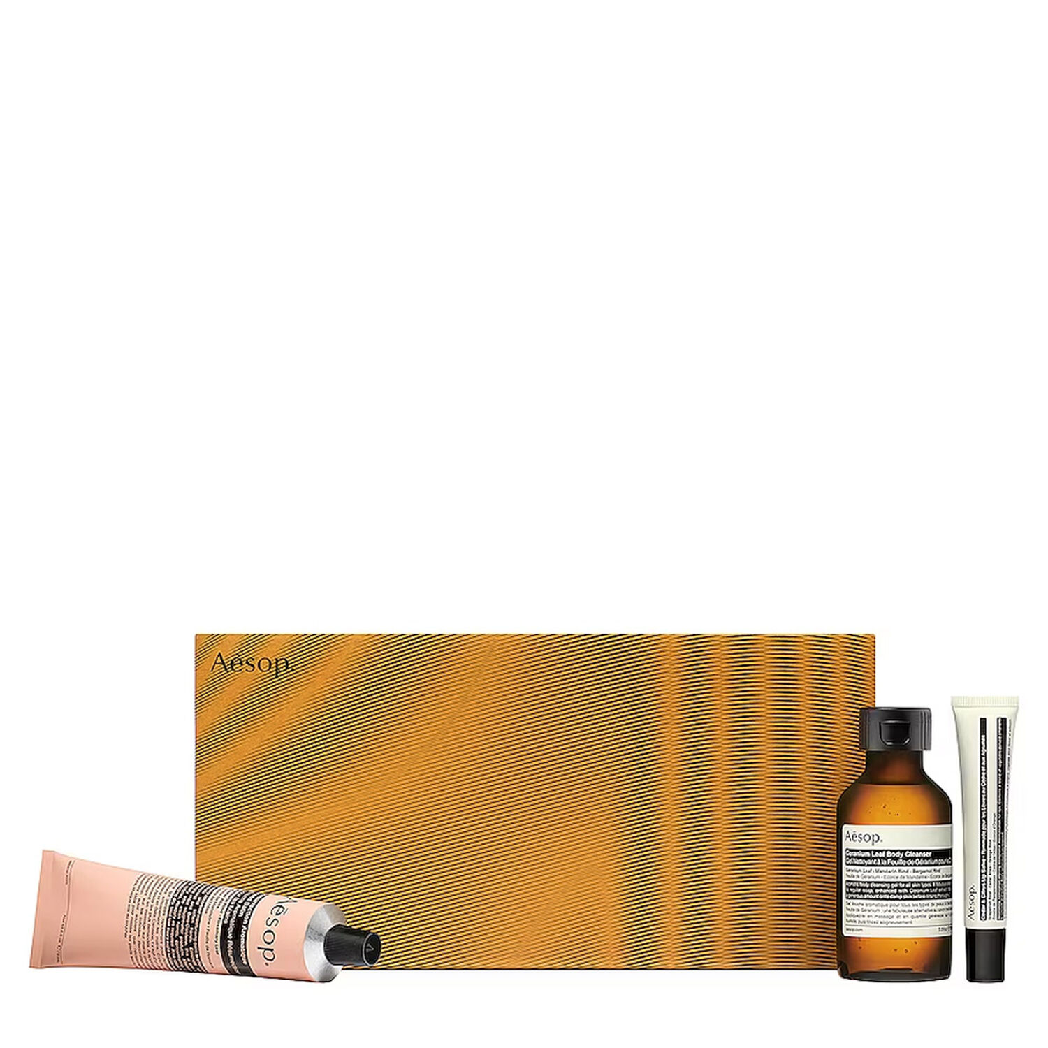Aesop FABULOUS FORMS Coffret 3 soins incontournables pour les mains, le corps et les lèvres