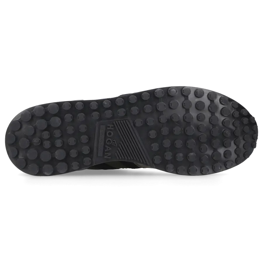 Hogan - Sneaker low H383 Veloursleder - grün