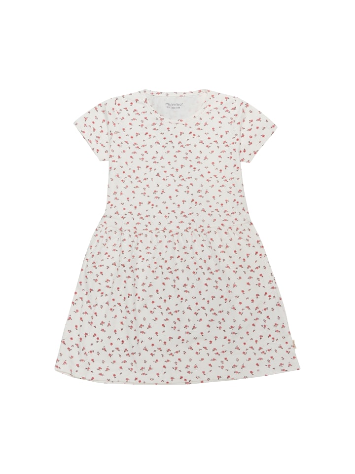 Minymo Jerseykleid MIDress SS (2-pack) - 6030  Verspieltes Kleid mit Print in Blau günstig kaufen