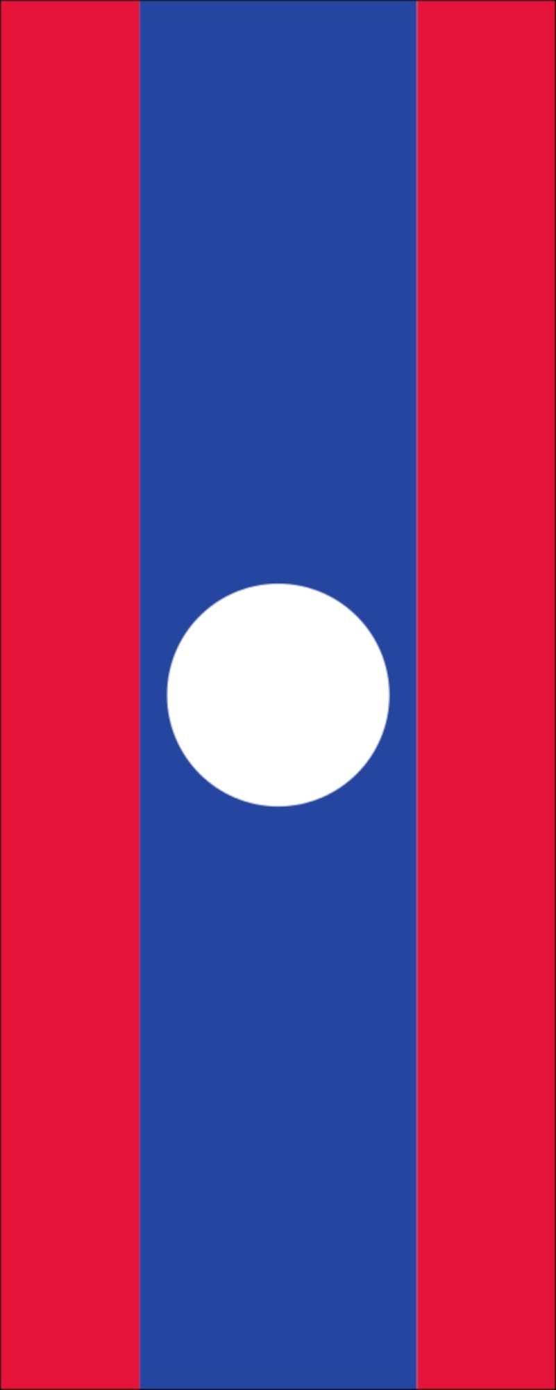 flaggenmeer Flagge Flagge Laos 110 g/m² Hochformat