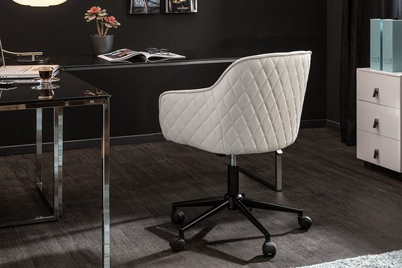 riess-ambiente Drehstuhl EUPHORIA weiß, Büro · Kunstleder · Armlehnen · höhenverstellbar · Home Office