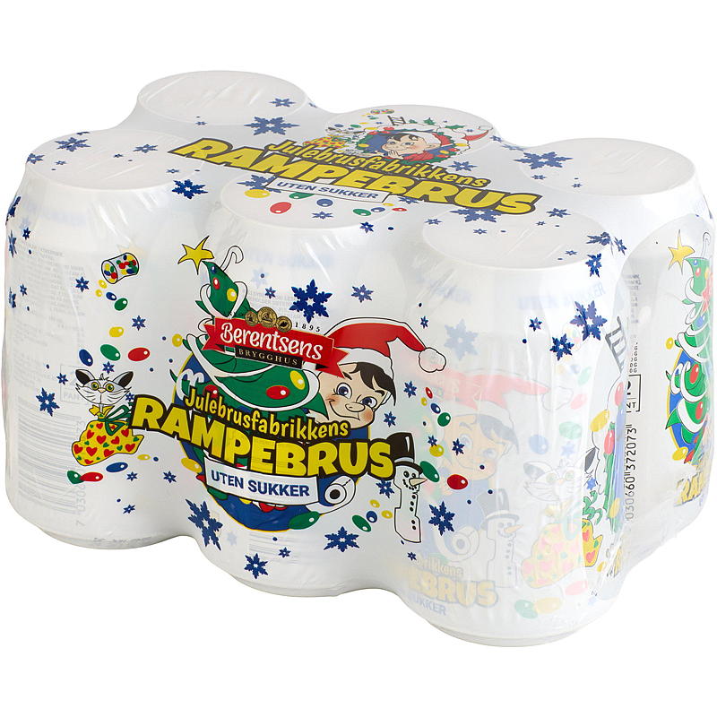 Julebrus u/sukker 6-pk 0,33 l boks Rampebrus