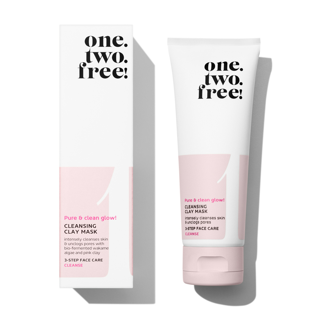 one.two.free! Cleansing Clay Mask Masque nettoyant Visage