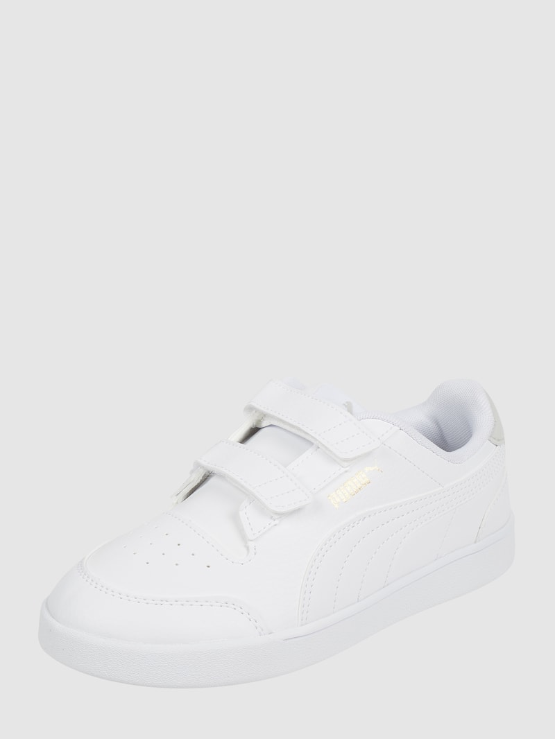 Sneaker mit Klettverschluss Modell 'SHUFFLE' in weiß