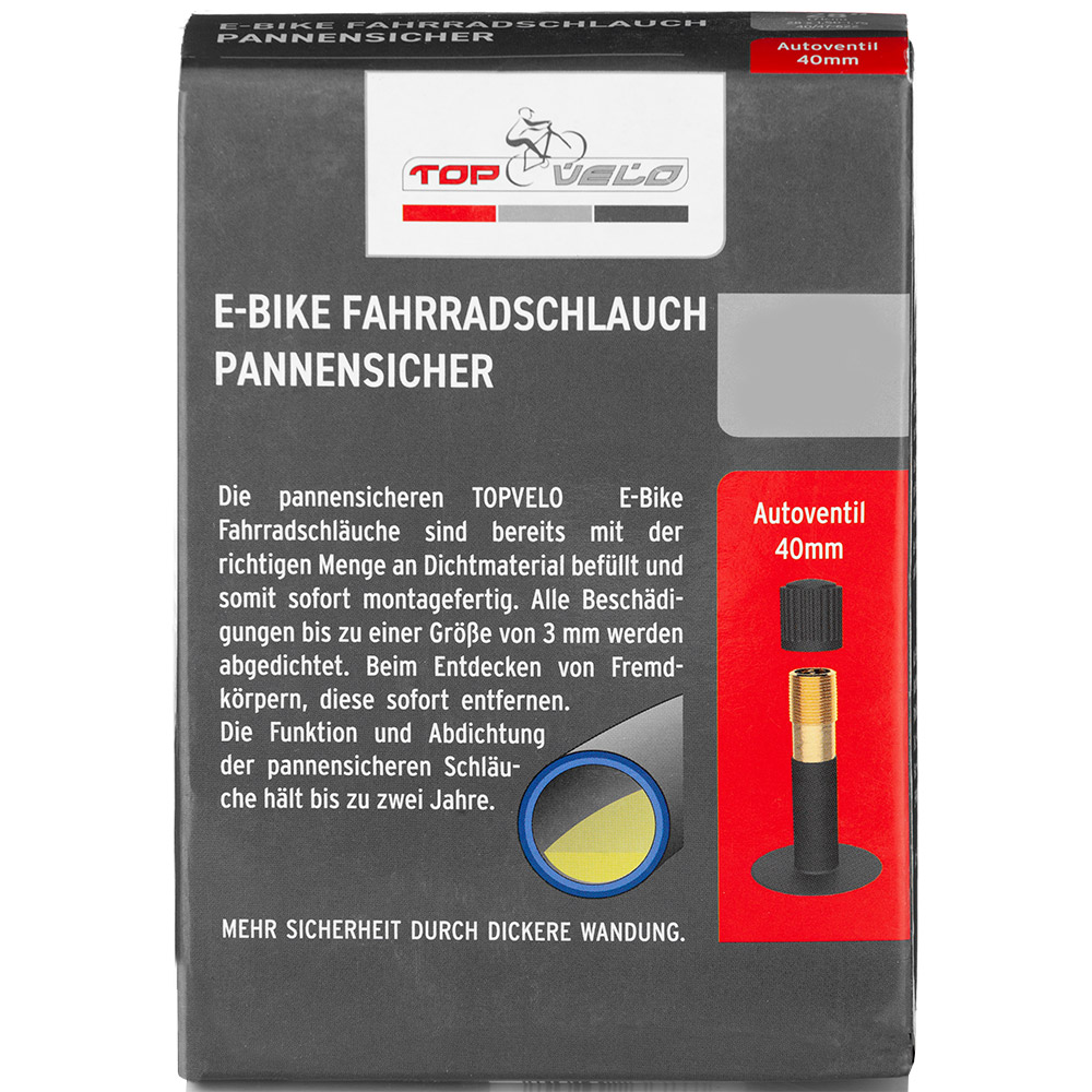 TOP VELO E-Bike-Fahrradschlauch, AV - 26''