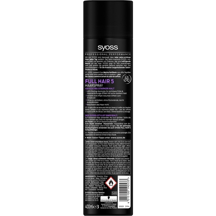 Haarspray Fülle & Volumen (Halt 4)