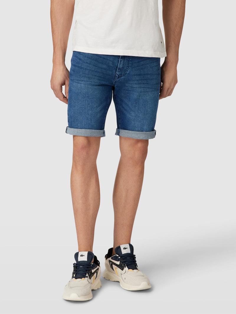 Bermudas in Denim-Optik in himmelblau