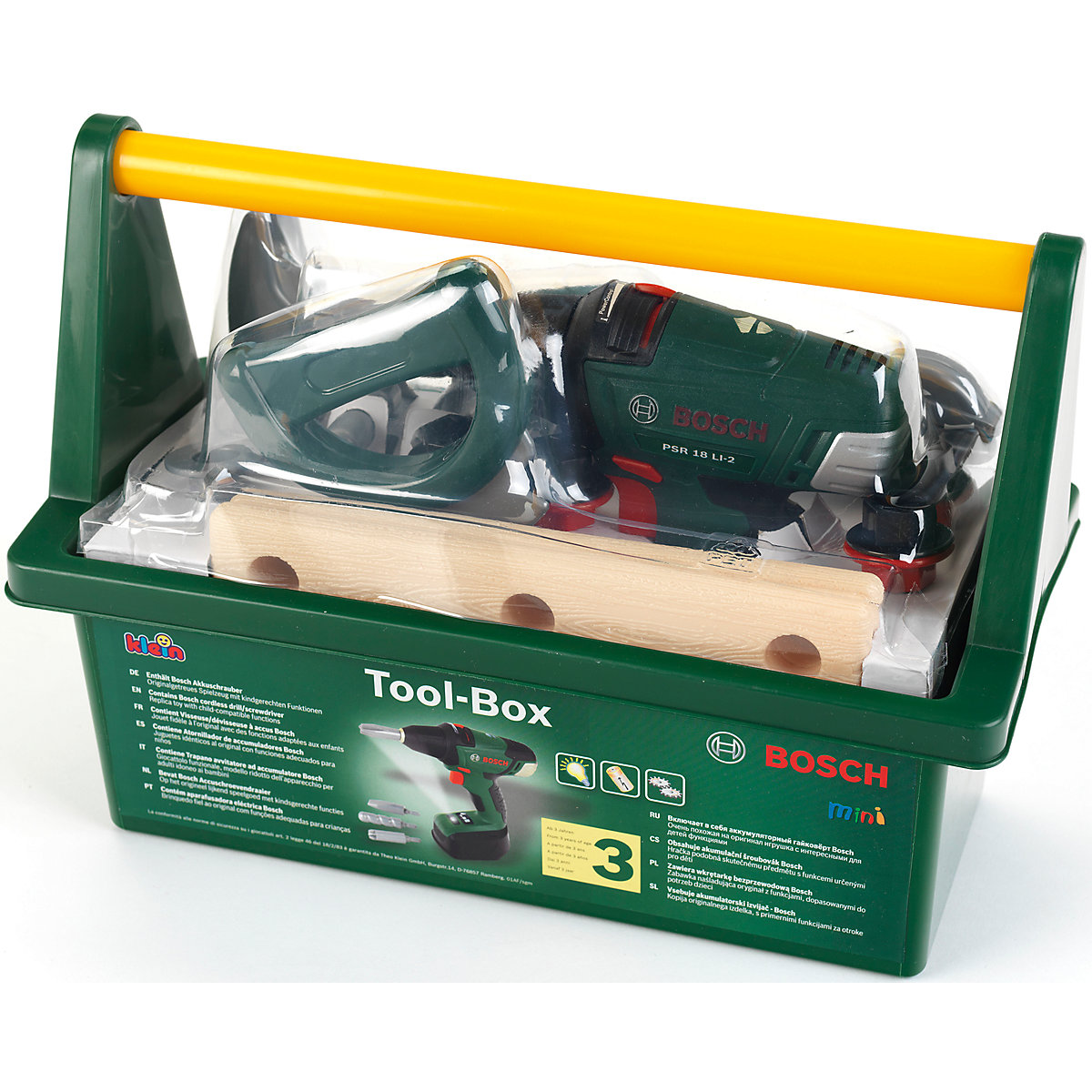 BOSCH Werkzeug Box mit Akkuschrauber