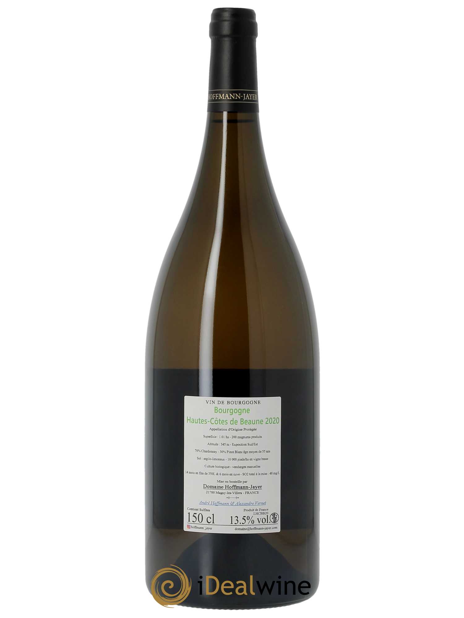 Hautes-Côtes de Beaune Hoffmann-Jayer (anciennement Jayer-Gilles)  2020 - Lot de 1 Magnum