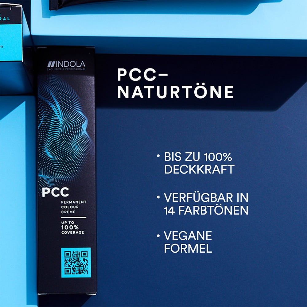 Indola PCC Permanente Haarfarbe Natural 1.0 Schwarz 60 ml