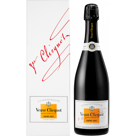 CHAMPAGNE VEUVE CLICQUOT - DEMI-SEC - EN ETUI