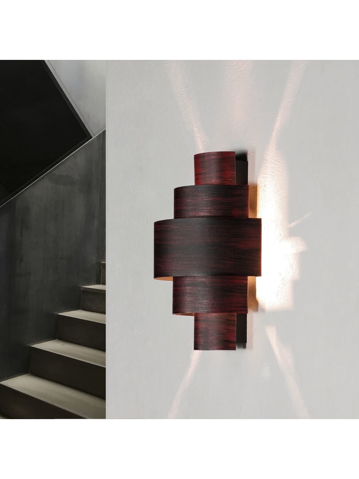Licht-Erlebnisse Wandlampe in Rostbraun günstig kaufen onesize