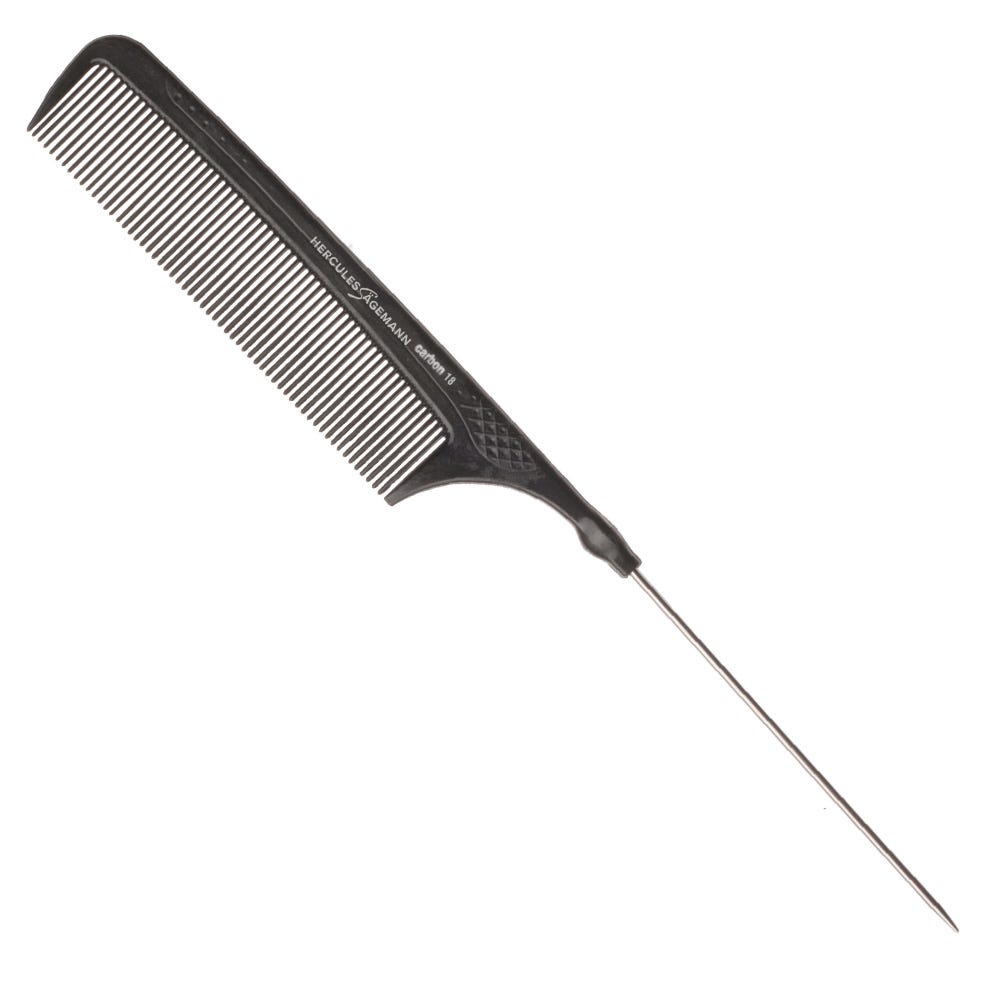 Hercules Sägemann Carbon Kamm HS C18 Anthrazit 8,75 Zoll