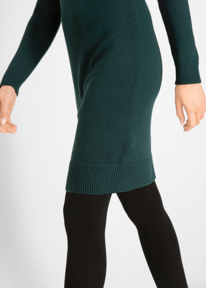 Strickkleid mit Rollkragen