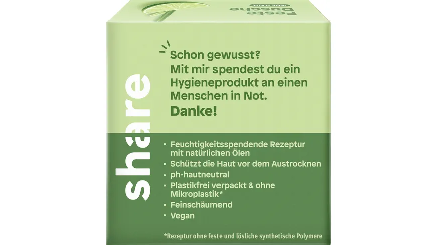 share Feste Dusche Limette & Zitronengras 60 g