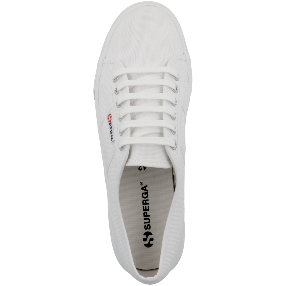 Superga 2730 Cotu Mid Platform Sneaker Low weiss