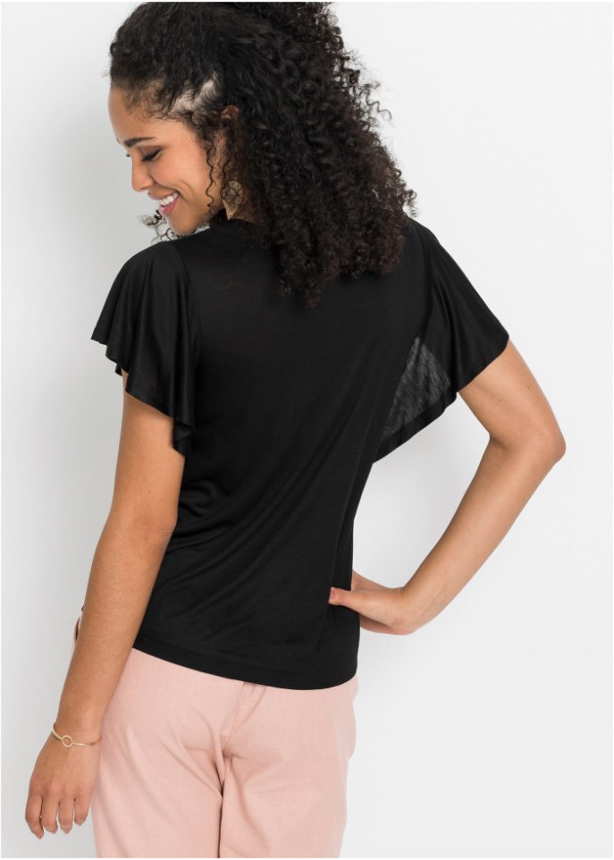 Shirt mit Volantärmel