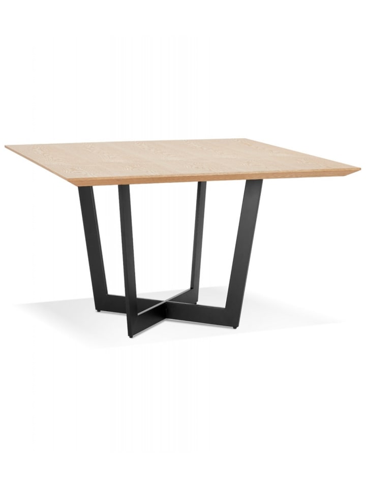 KADIMA DESIGN Quadratischer Esstisch ANITA 140x140 cm | Modern Design Tisch in Beige günstig kaufen onesize