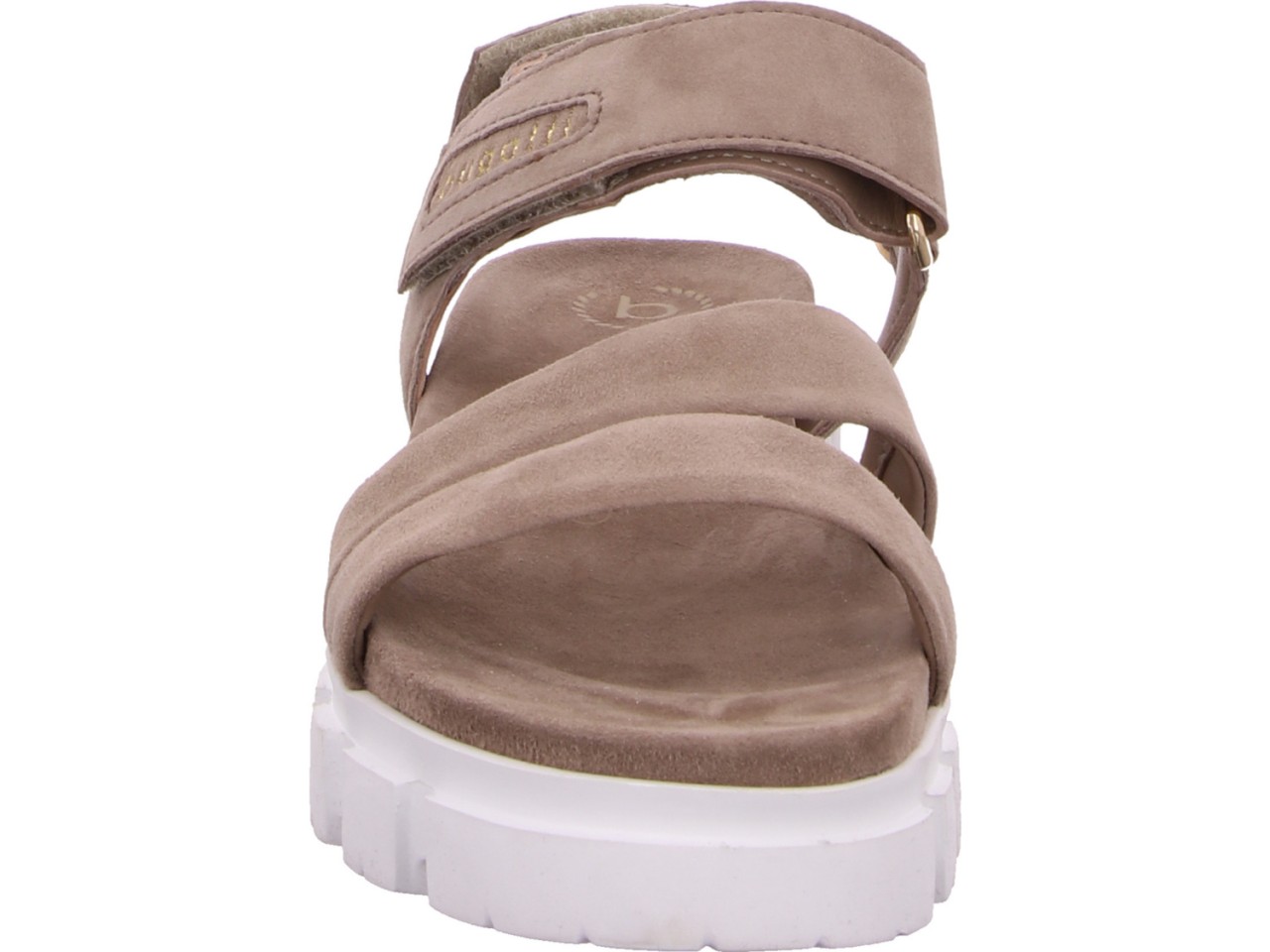 BUGATTI Modische Pumps gelb Mary Sandale taupe