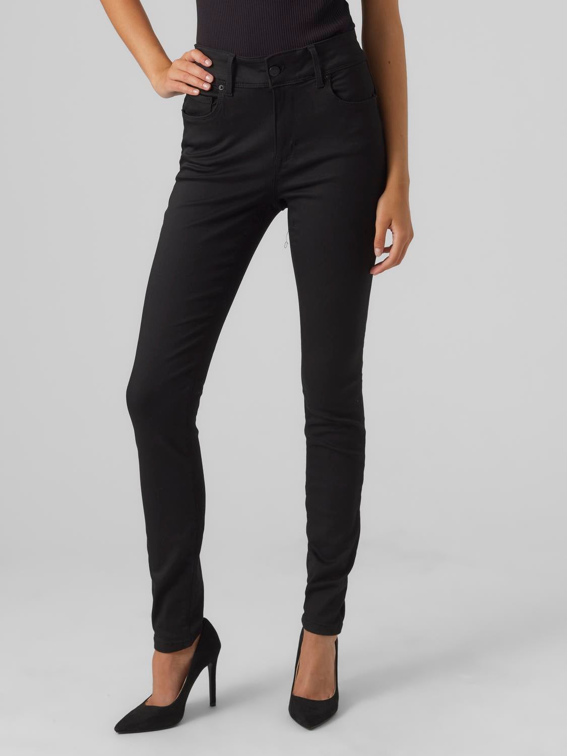 VMEMBRACE Mid Rise Skinny Fit Jeans