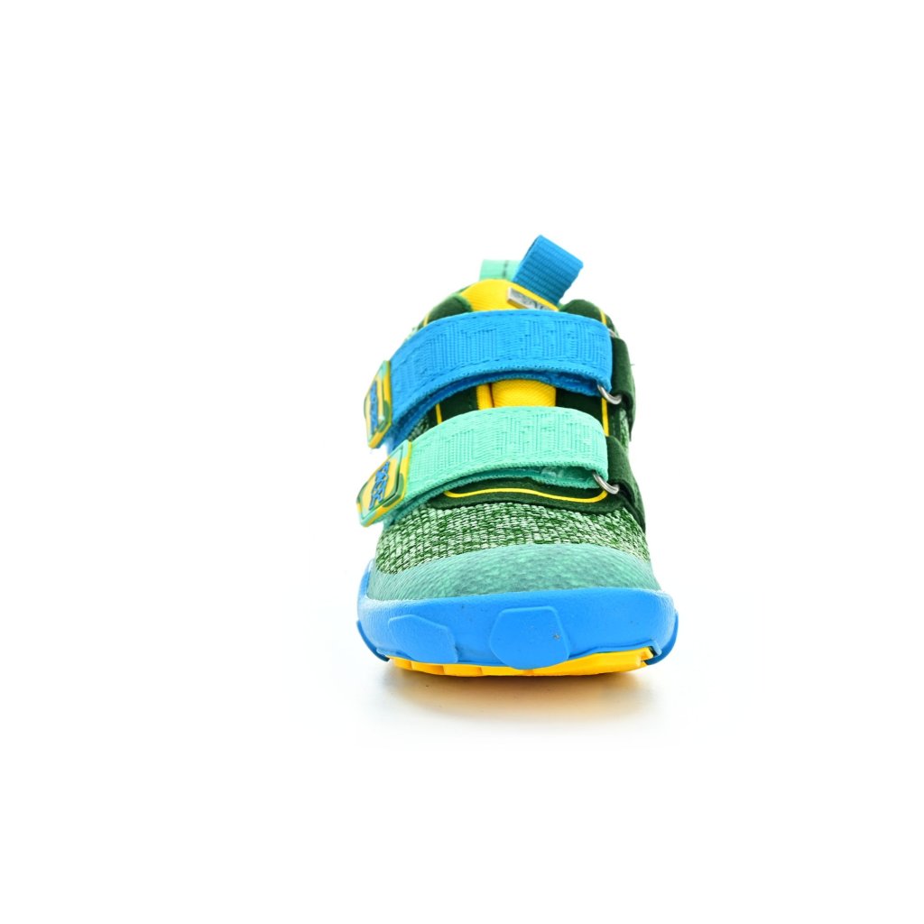 Affenzahn Übergangsschuh Knit Happy Creative Bear blaue Barfußschuhe