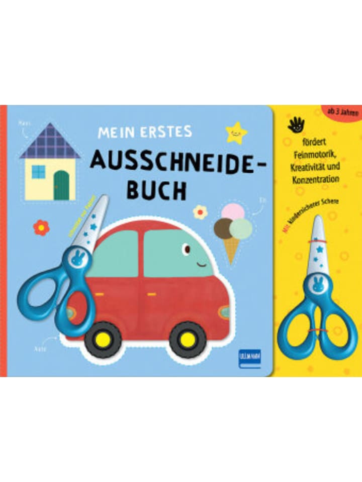 Ullmann Medien Buch - Mein erstes Ausschneidebuch, m. kindersicherer Schere günstig kaufen onesize