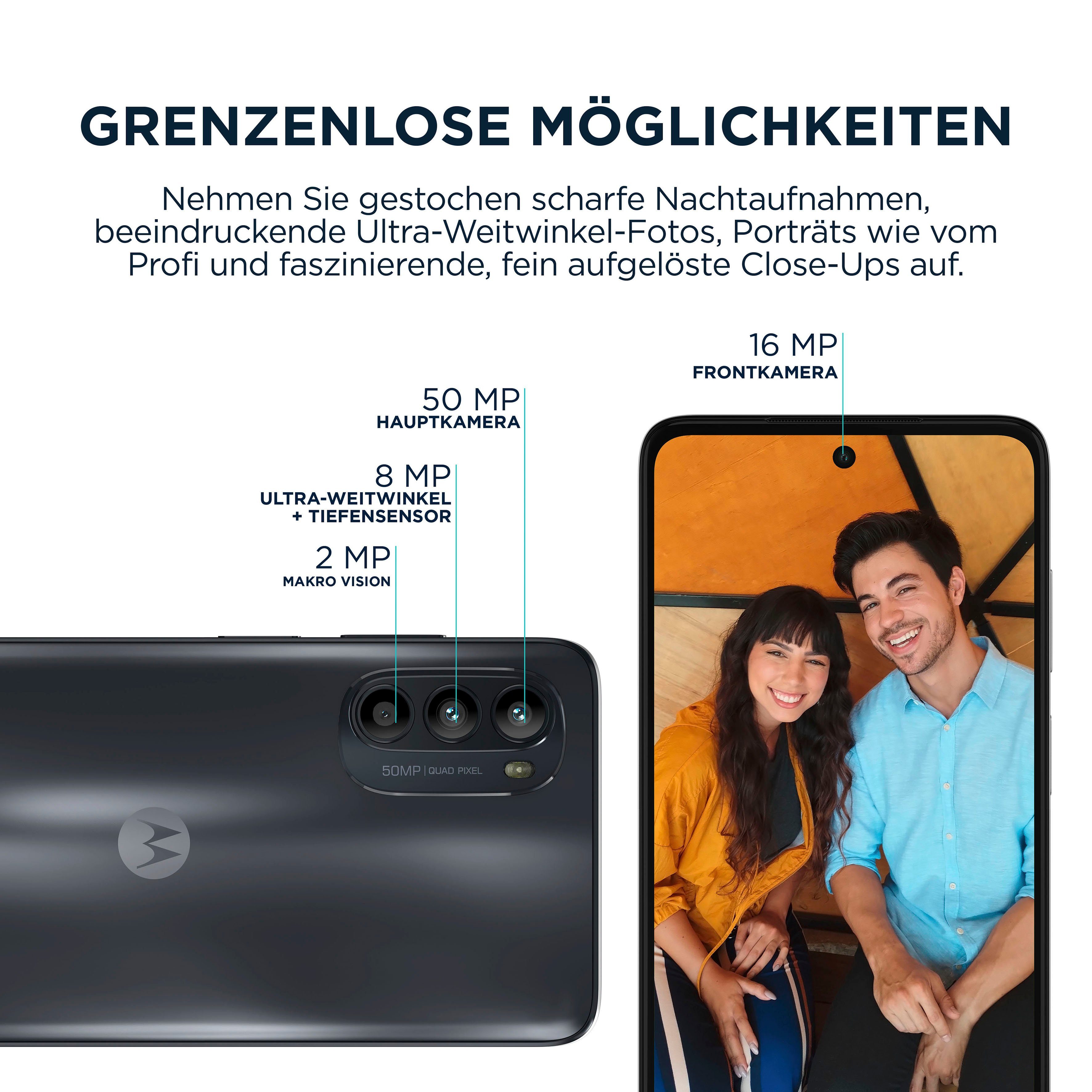Motorola moto G52 Smartphone (16,76 cm/6,6 Zoll, 128 GB Speicherplatz, 50 MP Kamera)