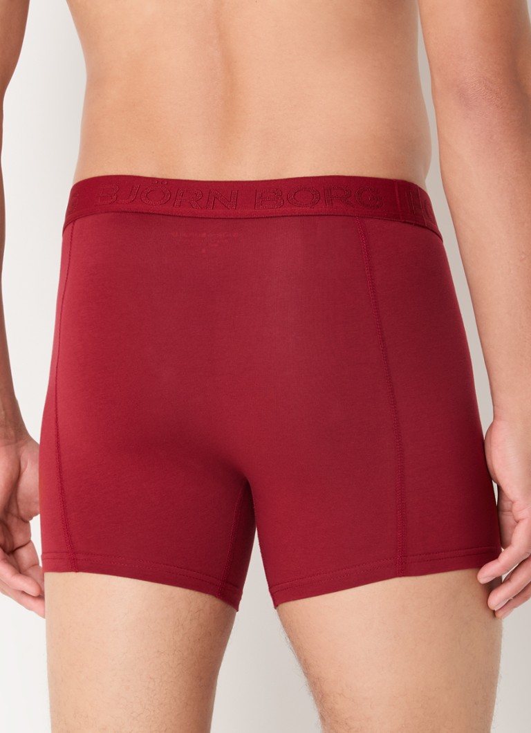 Boxers Björn Borg avec bande logotée, en coffret cadeau de 9.