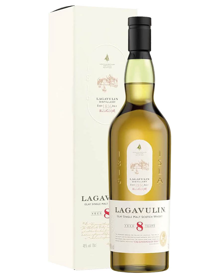 Islay Single Malt Scotch Whisky Aged 8 Years Lagavulin 0,7 ℓ, En Étui