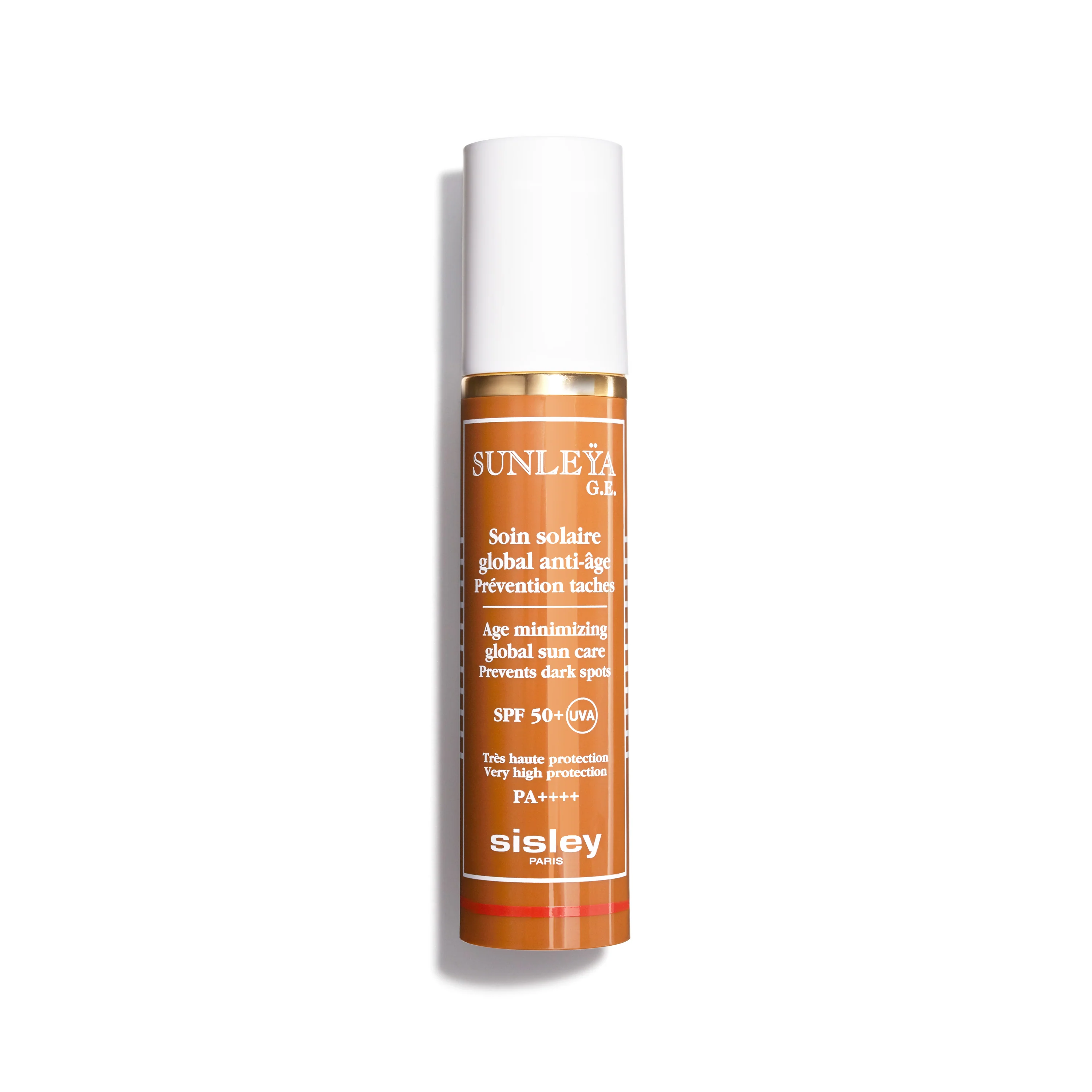 Sunleya GE Soin Solaire Global Anti-Age SPF50+ - High protection facial sunscreen.