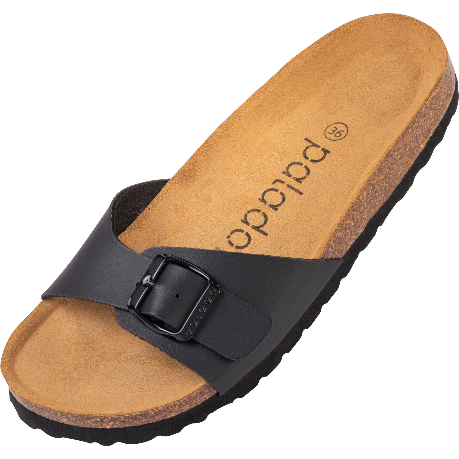 Palado Malta Matt, Pantoletten, Damen, Basic Matt Schwarz