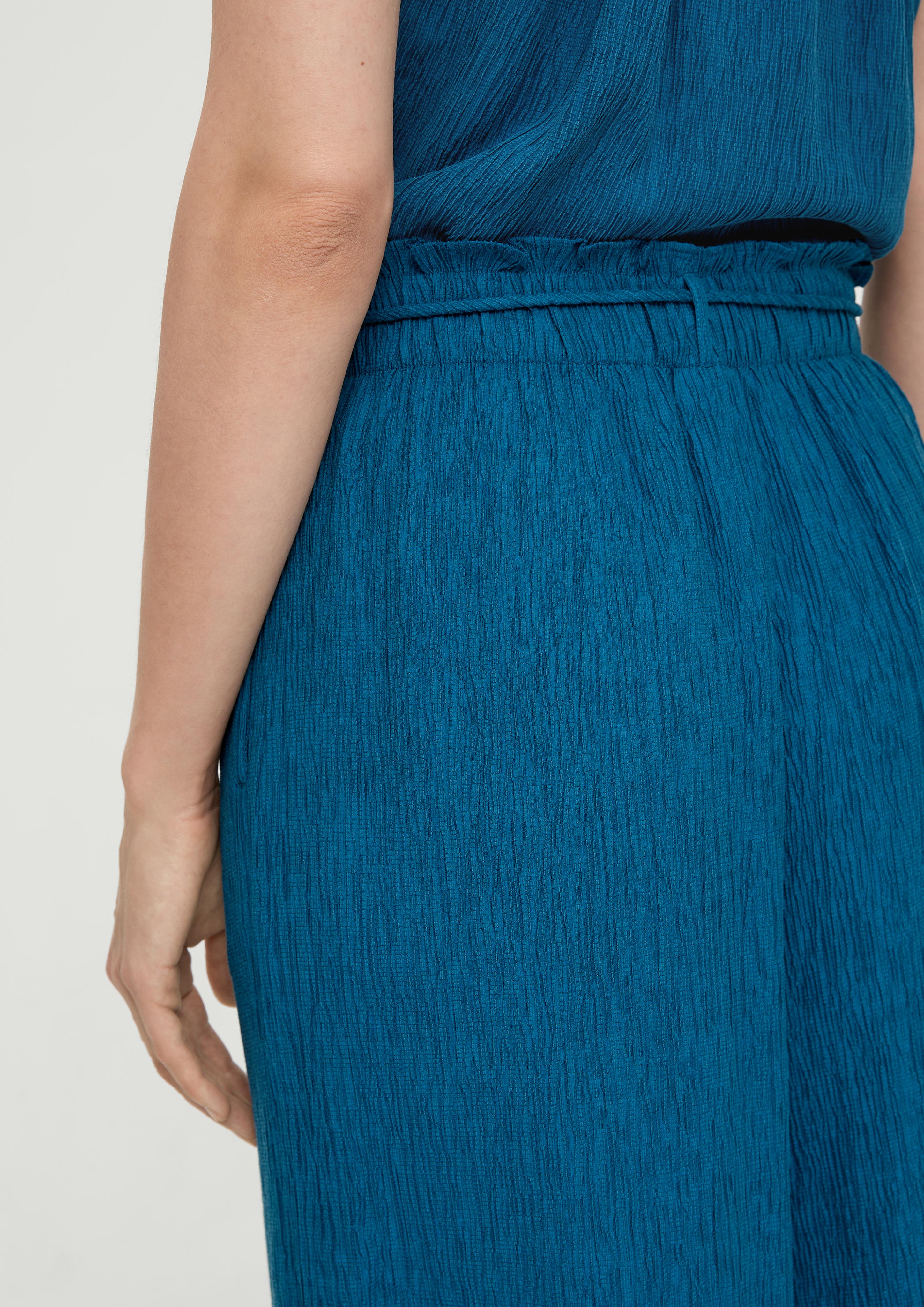Loose: Culotte mit Crinkle-Struktur  2132314-6768