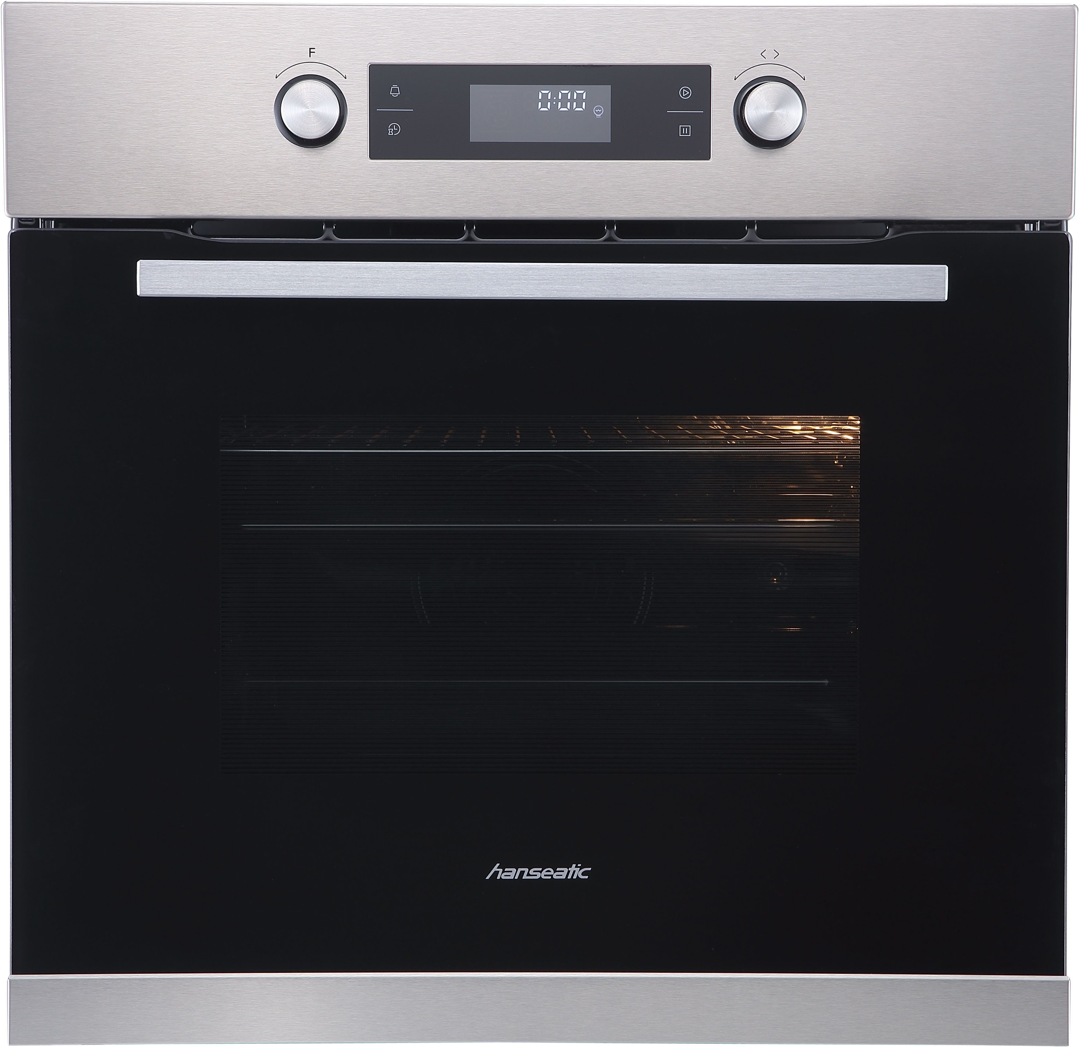 Hanseatic Einbaubackofen 65M90E3-E11B200, mit 2-fach-Teleskopauszug