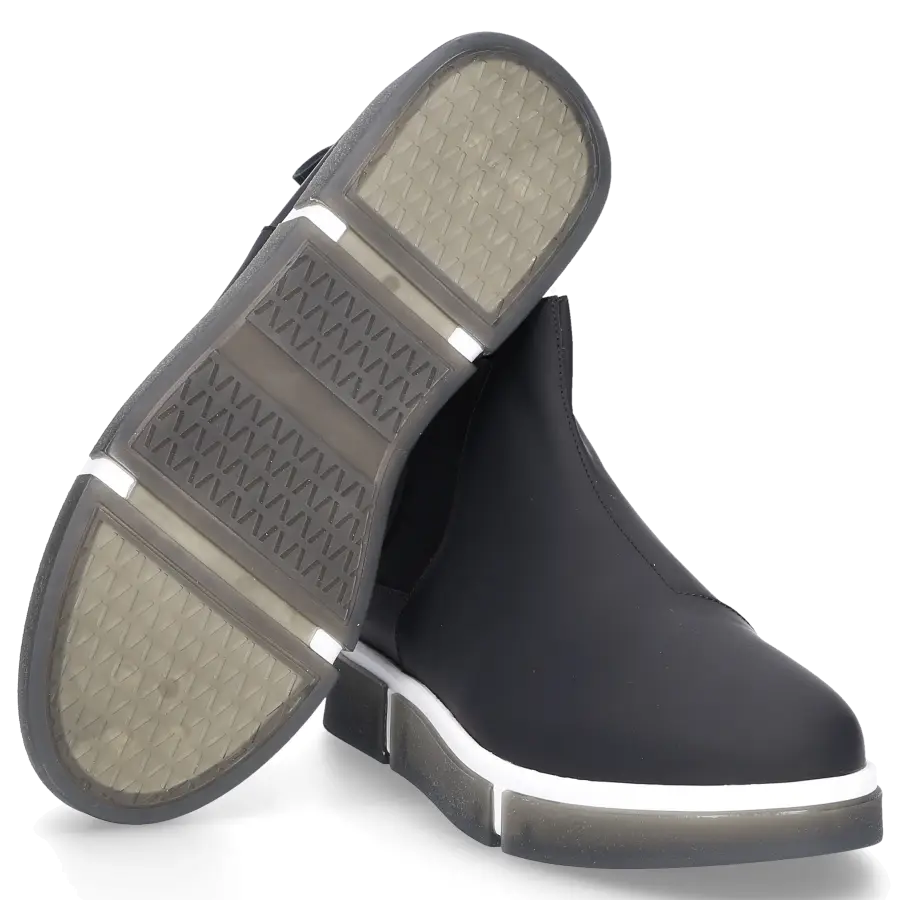 V Design - Chelsea Boots BEATLES GUMMY Gummiert - schwarz