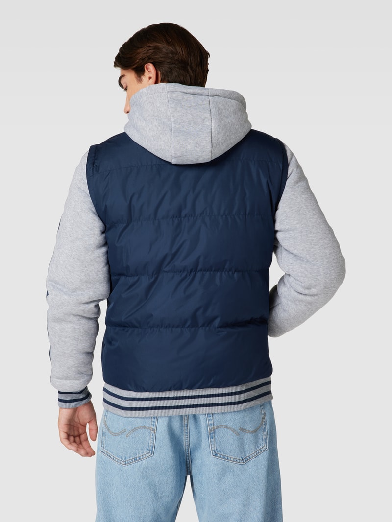 Jacke in Two-Tone-Machart in royalblau