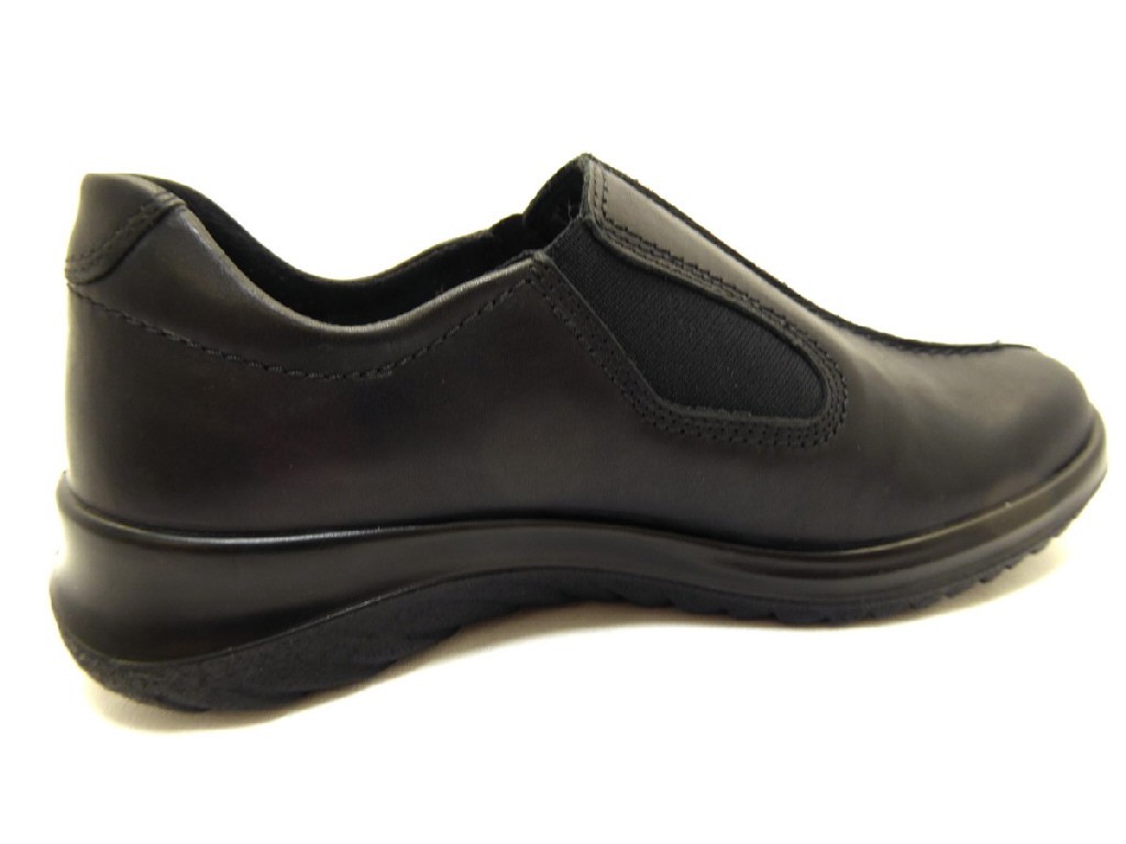 SUPERFIT Sportliche Slipper schwarz Halbschuh Leder  SOFTBOOT 4.0