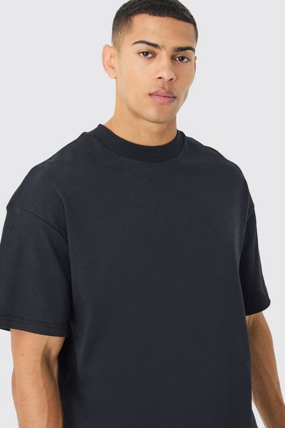 Oversize T-Shirt mit Dark Tropics Print