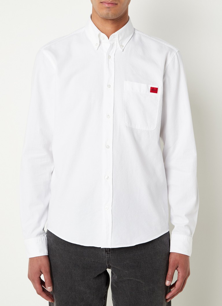 Slim fit srajca HUGO BOSS Evito z vezenim logotipom