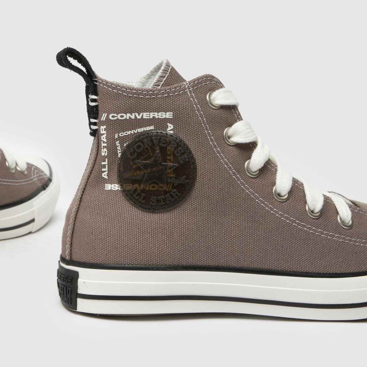 Converse All Star Hi cipők szürke színben