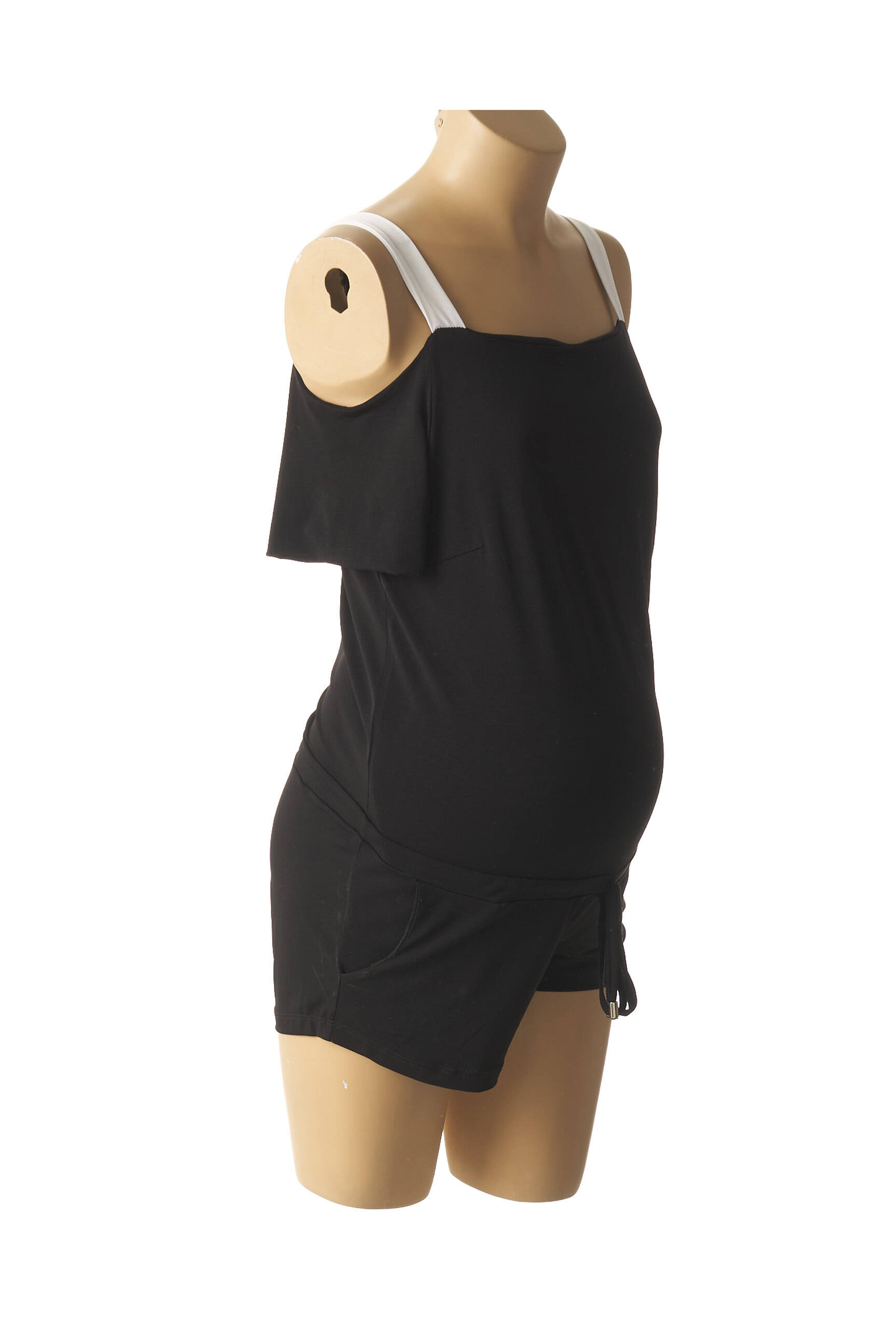 Menonove Combinaisons Maternite Femme couleur noir
