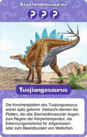 Wieso? Weshalb? Warum? Dinosaurier Quartett - Reisespiel ab 4 Jahren
