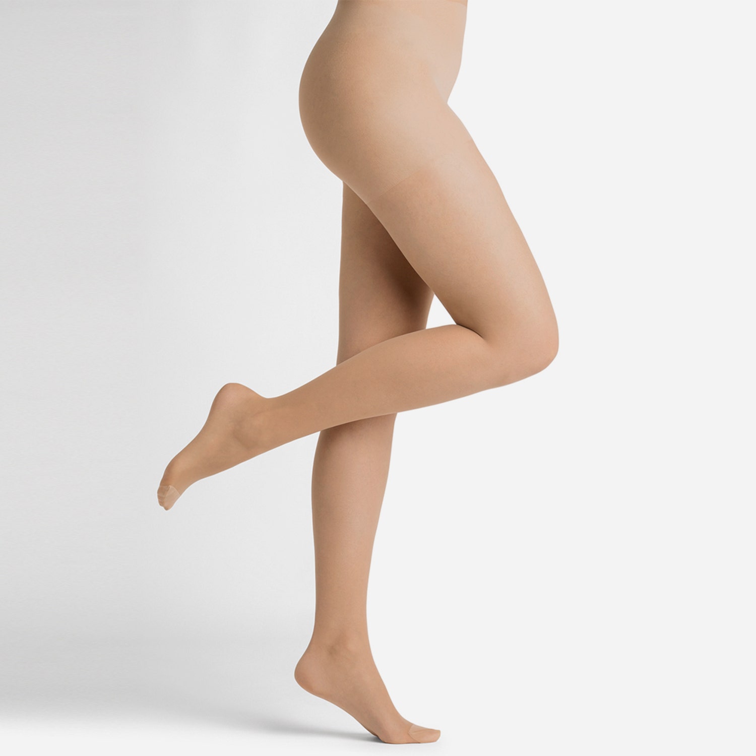 Collants BLEUFORET beige peau claire 17D - 1/2