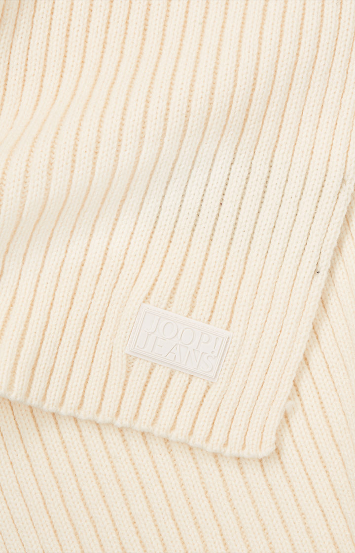 Strick-Schal Francis in Offwhite