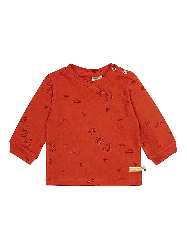 loud   proud Longsleeve in Rot günstig kaufen 86/92