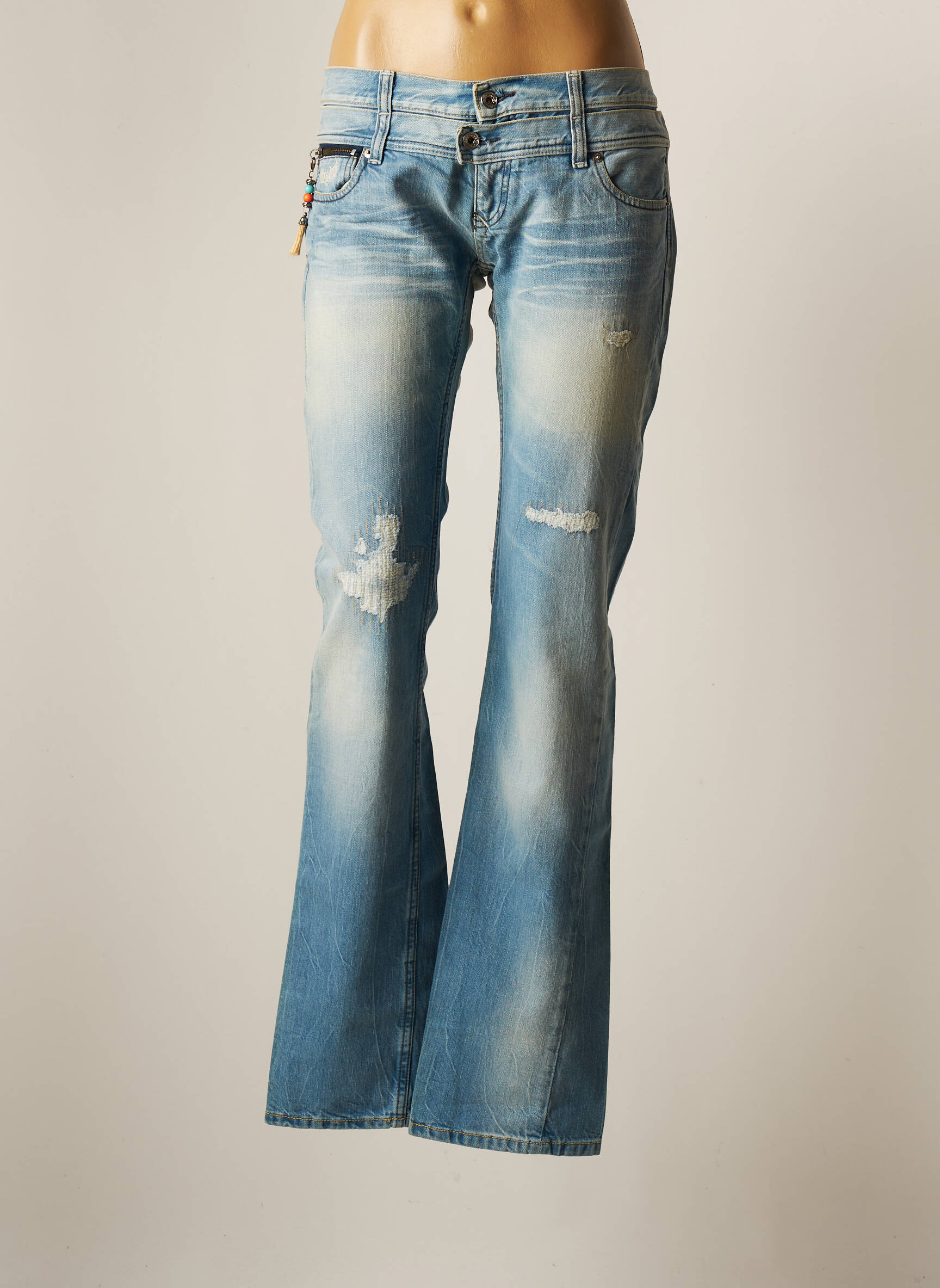 Kaporal Jeans Coupe Droite Femme couleur bleu
