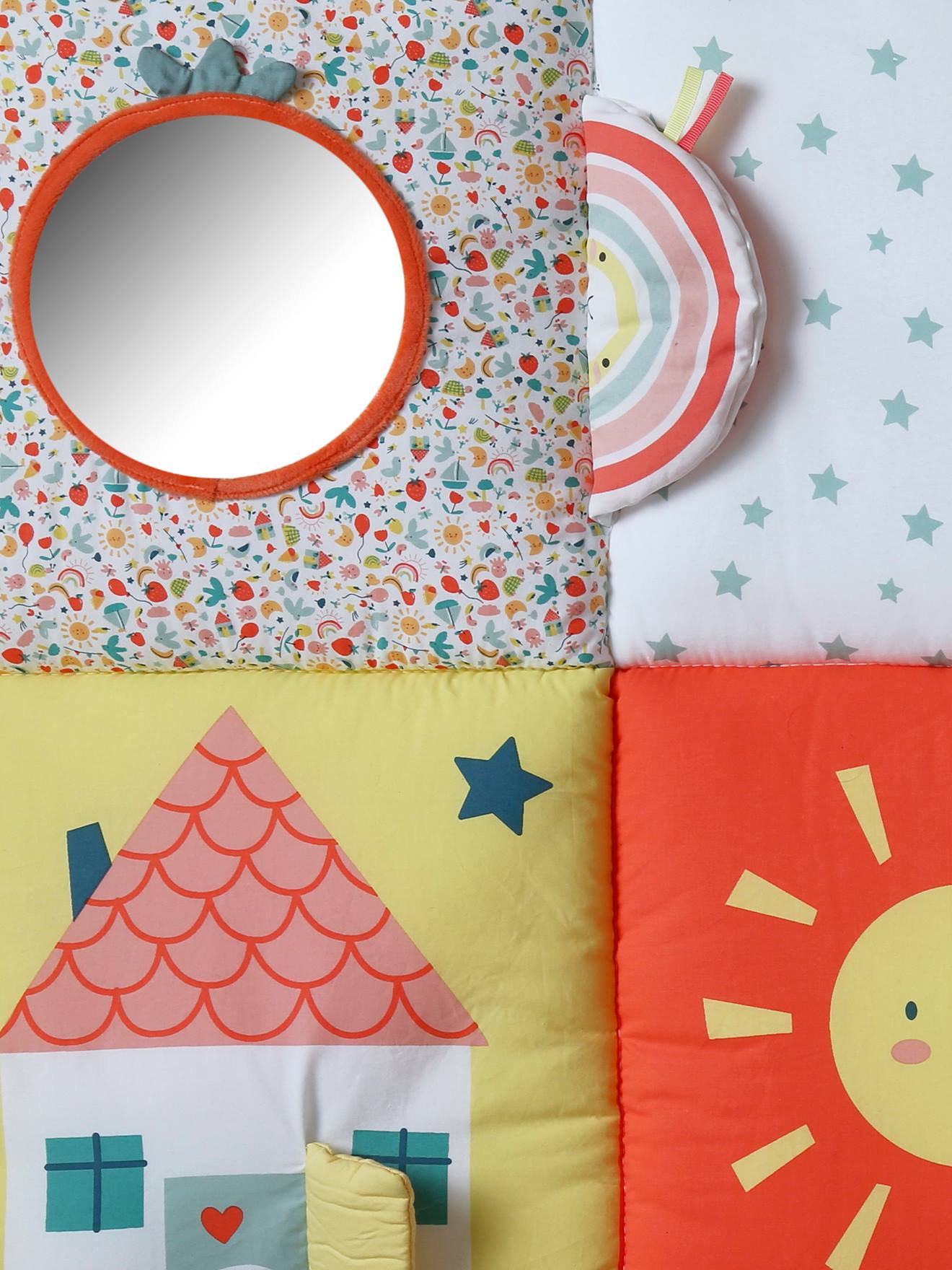 Vertbaudet Baby Activity-Decke - blau/navy sea