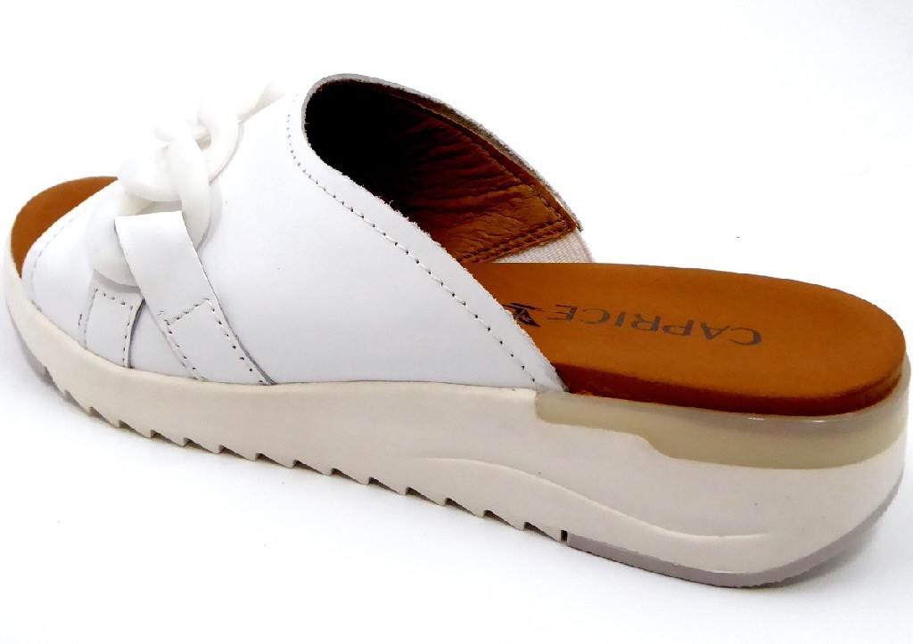 CAPRICE Klassische Sandalen weiss