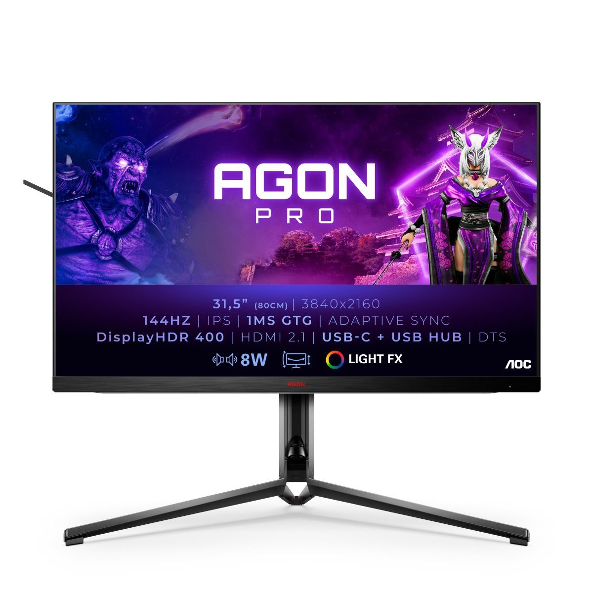 AOC AG324UX Gaming-Monitor (80 cm/31,5 