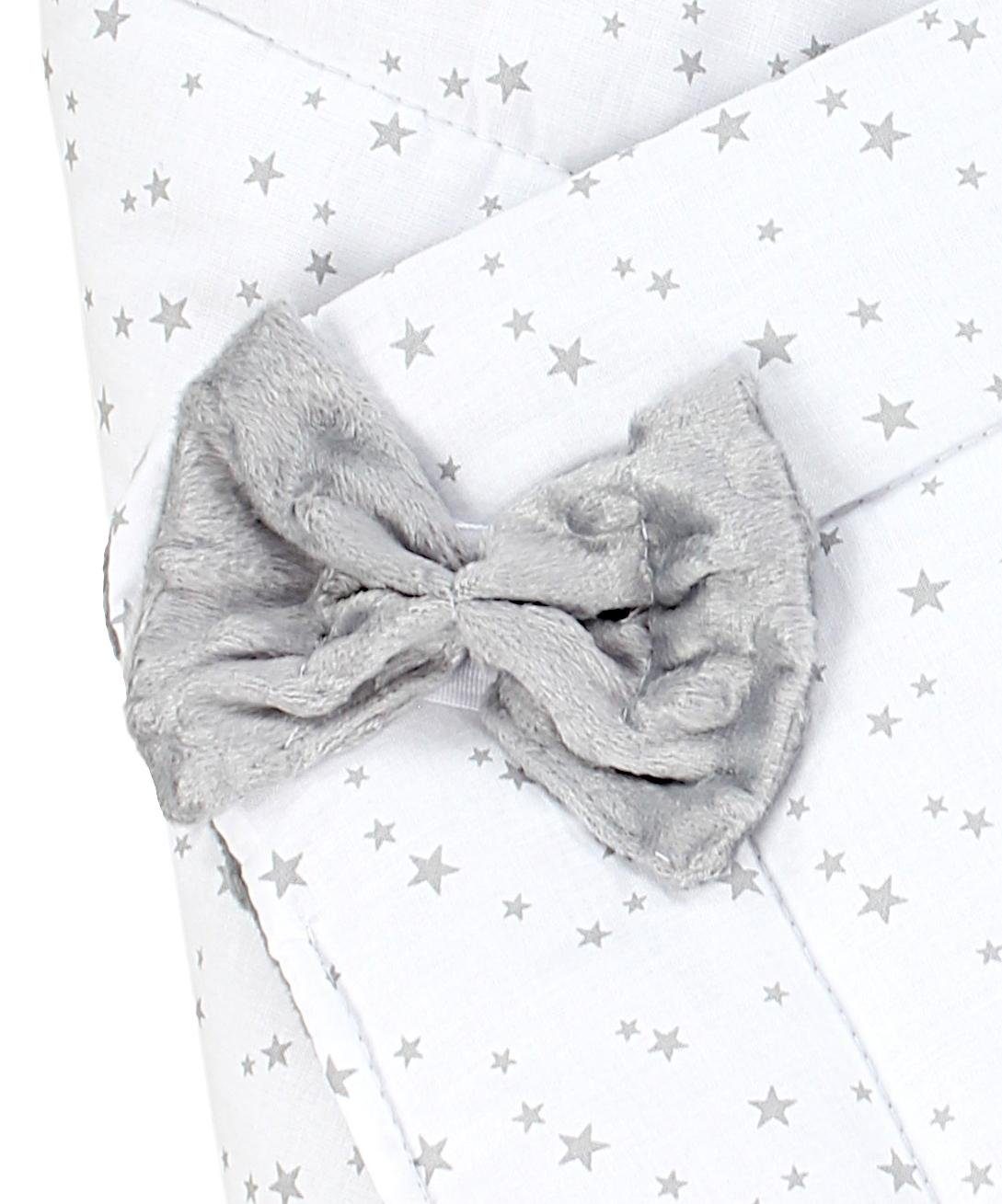 Einschlagdecke TupTam Baby Winter Einschlagdecke Warm kuschelig Wattiert Minky, TupTam