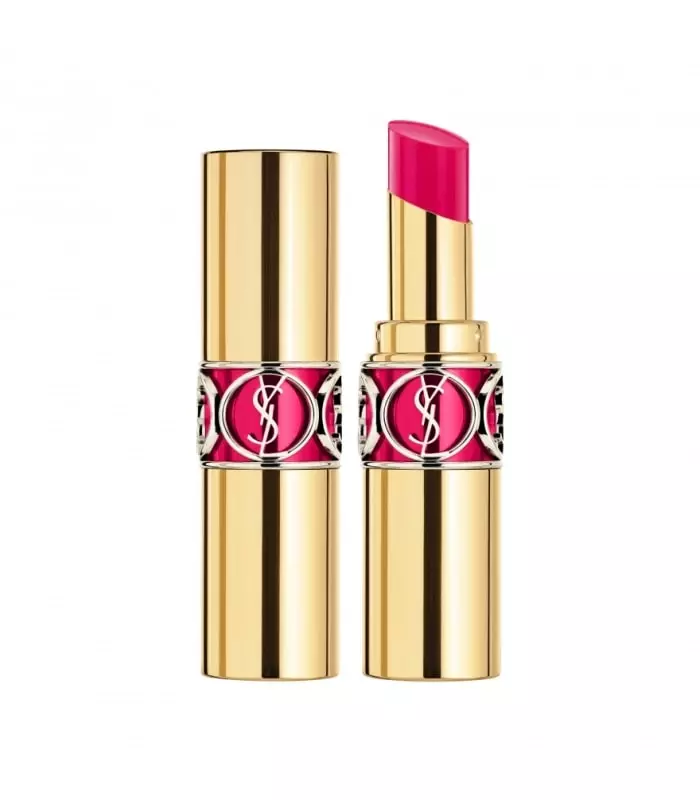 ROUGE VOLUPTÉ SHINE  Une brillance à porter. Des couleurs fraîches